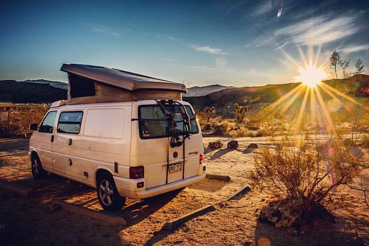 Camper van is an option for van life