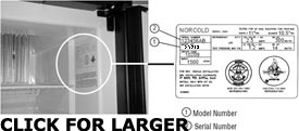 How to find the size of a refrigerator